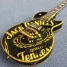 JACK DANIELS standard LP electric guitar guitar, black and yellow combination,