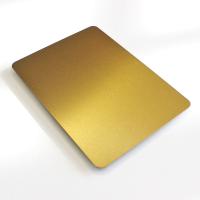 China 304 Gold Brushed Stainless Steel Sheet Cold Rolled Stainless Steel Plate on sale