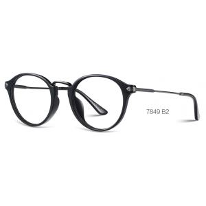 China Big Round Eye Frames Flexible Eyeglass Frames , Modern Unisex Eyewear supplier