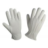 China Industrial Cotton Work Gloves Three Stitches Lines On Back Long Life Time for sale