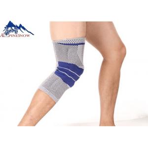 3D Circular Knit Fabric Patella Sleeve Silicone Sport Elastic Knitted Knee Support  For Running Basketball