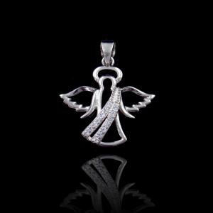 China Fashional Angel pendant Jesus Flying Person With Wings / Sterling Silver Charms supplier