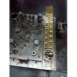 Brass Bronze Copper Progressive Sheet Metal Dies , Sheet Metal Parts Pin Terminal Connector