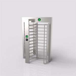 High Security 120 Degree Full Height Sliding Turnstile Overhead Canopy Access Control System