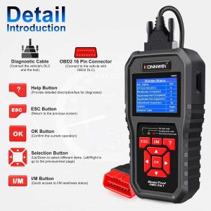 China KONNWEI Car Diagnostic Scanner OBD2 Scanner Car OBD II Scanner Auto Diagnostic Fault Code Reader supplier