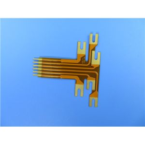 China FPC à couche simple d'épaisseur de 0,25 mm avec 2 onces de cuivre PCB flexible FPC construit sur polyimide avec plaque dorée échantillon FPC wholesale