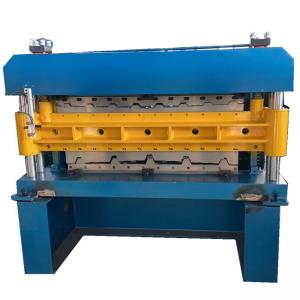 China Roofing Chaindrive Steel Sheet Roll Forming Machine In House Construction supplier