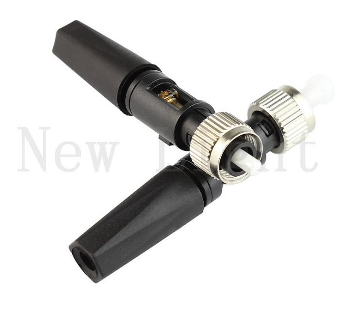 FC / UPC Quick Assembly Connector with 250μM Coating Diameter and ≤0.3dB Insertion Loss for 3.0mm Cable