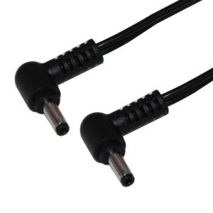 China 1M 22AWG Cable de extensión DC de macho a macho 5.5x2.5mm Ángulo recto supplier