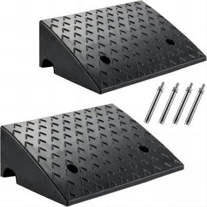 China 19X15in Rubber Driveway Ramps Road Safety Accessories For Wheelchairs Bikes supplier