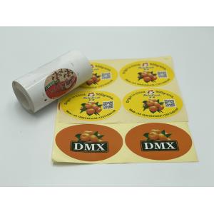Flexographic Packaging Label Printing CMYK Logo Sticker Printing