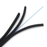 China Self Supporting Flat FTTH Drop Cable G652D G657A Steel Fiber Optic Wire on sale