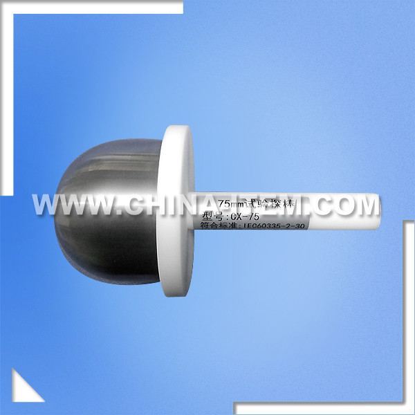 IEC60335-2-30 75mm Test Sphere Probe of Sphere is Hardened Steel