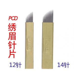 Hot Selling PCD Micro Blading Embroidery Needles For Eyebrow Makeup Use