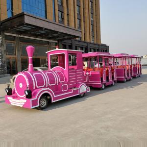 Tourist Theme Park Train Ride Electric / Diesel Power With FRP Material
