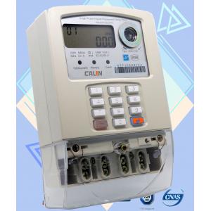 Load Switch Single Phase Electric Meter , Prepayment Electricity Meters