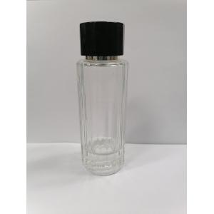 Round Cosmetic 100ml Glass Perfume Bottles , Spray Perfume Bottle Various Color And Printing