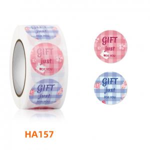 China Decorative Sealing Birthday Gift Stickers Glossy/Matte/Frosted Self Adhesive Sticker Roll supplier