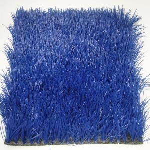 China Blue synthetic grass for soccer field colorfu artificial grass for football field supplier