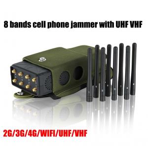 China Full Bands All In One Cellular Signal Jammer 12 Antennas Blocking GPS WiFi RF Signal supplier