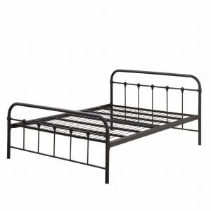 China OEM Wrought Iron Platform Bed High Strength Structure Classic Design supplier
