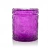 China Carved Colored Glass Jar Tea Light Candles / Perfume Scented Candles WXC190910 wholesale