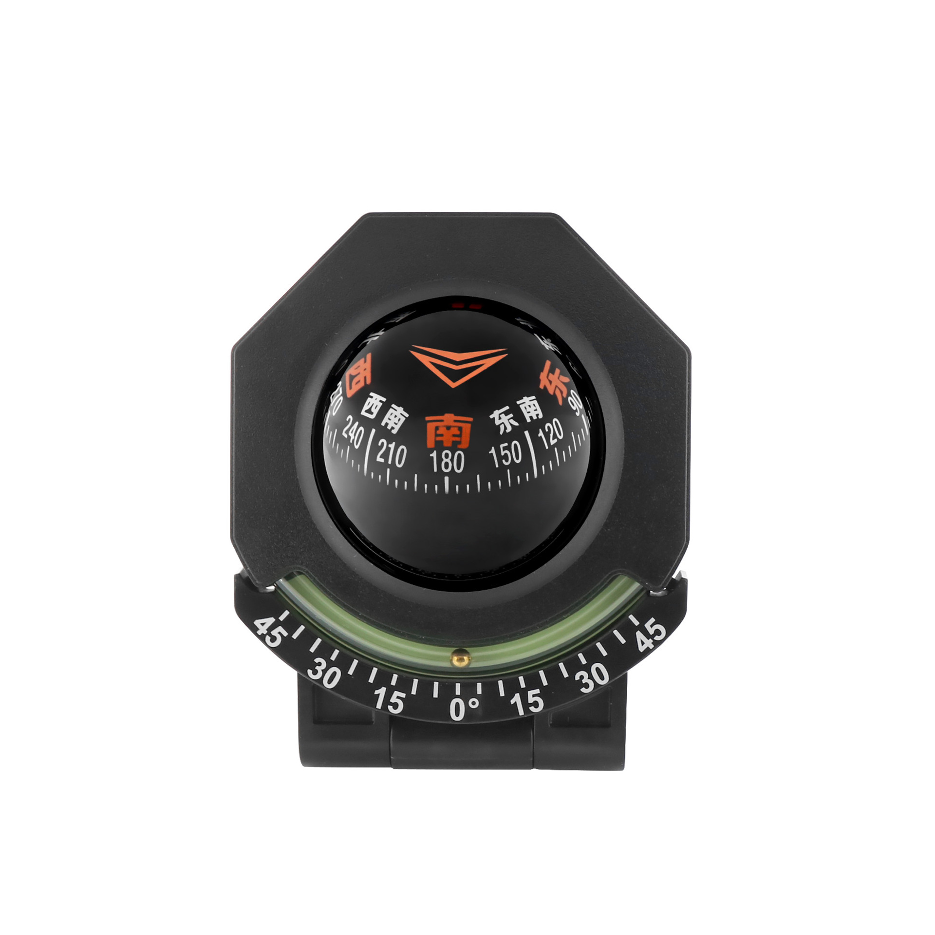 China 2 in 1 折りたたむABS ボートコンパス 車用ダッシュボード コンパス 傾斜計 wholesale