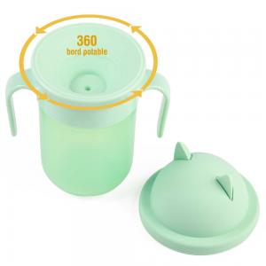 147g Kids Silicone Cup Outdoor 12 Month Sippy Cup With Straw