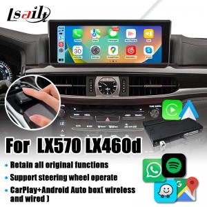 Wireless CarPlay Decoder for Lexus LX LX570 LX460d 2017-2022 Revese Camera Video Interface