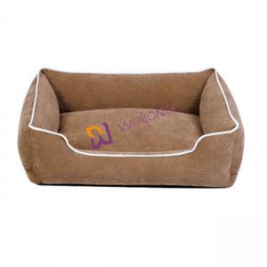 China Corduroy Environmental Protection Self Warming Pet Bed PP Cotton orthopedic dog sofa bed supplier