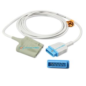 China Cable de extensión del adaptador GE 11Pin SpO2, sonda de oxígeno médica, sensor SpO2 wholesale
