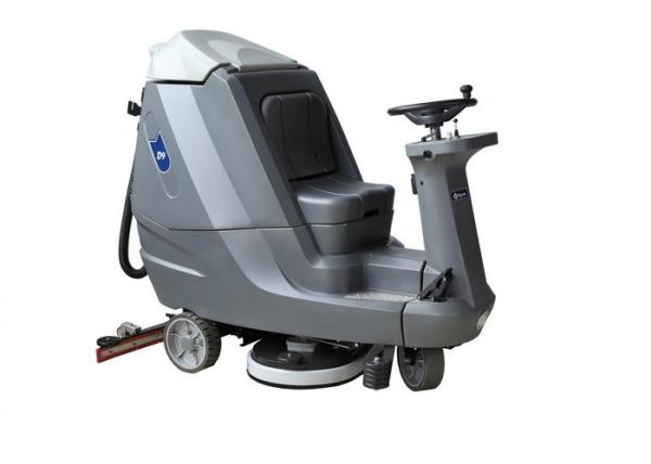 High Speed Ride On Floor Scrubber Dryer With Digital Motor Rear Wheel Drive