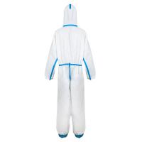 China Hospital  50 Gsm Disposable Non Woven Coverall antistatic Disposable PPE Suit on sale