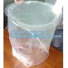 Plastic Drum Liners on Roll, Elastic Band Plastic Drum Covers, Round Bottom