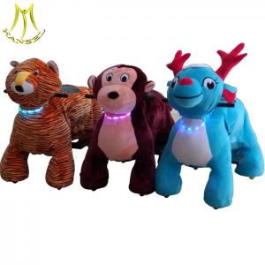 China Hansel factory price indoor stuffed electric animal scooters in mall for sale wholesale