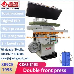 High Pressure Wrinkle Free Garment Pressing Machine For Cotton Shirt Front Body