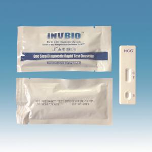 China 25mlU/Ml Fertility Test Kits Pregnancy Hcg Test Card CE ISO 13485 supplier