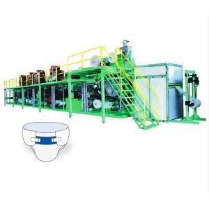 China PLC System 250KW Baby Diaper Manufacturing Machine / Diaper Production Machine supplier