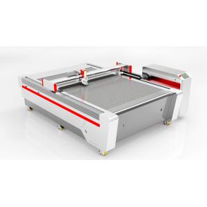 CCD Auto Feeding Laser Cutting Machine , Industrial Textile Laser Cutting Machine