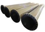 Dn600 Slurry Uhmwpe Mining Rubber Lined Steel Pipe