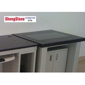 Laboratory Black Epoxy Resin Worktop 19mm Thickness With Matte Surface