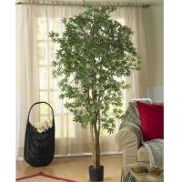 China OEM Green Artificial Maple Tree Outdoor Indoor Home Decoration on sale