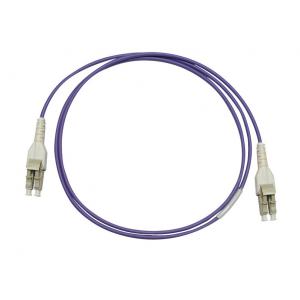 China CATV/LAN/HOMME/WAN/corde de correction optique fibre de l'essai LC Uniboot avec la veste violette de LSZH supplier