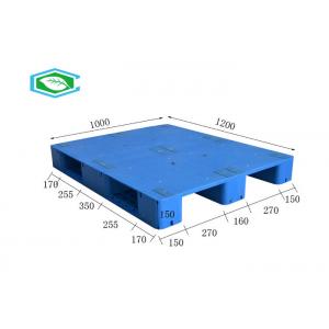 China Virgin HDPE Single Faced Pallets Euro Standard Size Maintenance Free 15 KG supplier