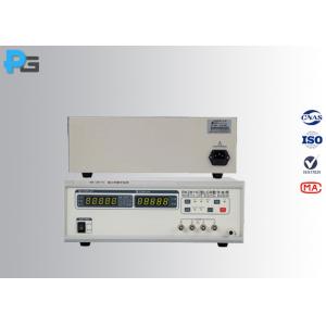 220 Voltage Electronic Test Equipment , 0.3 Vrms Precision Lcr Meter CNAS Certificate