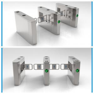 China Two Sides Intelligent Swing Barrier Gate Made Of 304 Stainless Steel Material supplier
