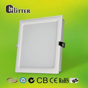 40 Watt Commercial Flat Dimmable LED Panel Light Square Ra &gt; 80 , PF &gt; 0.95