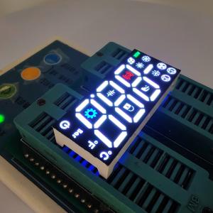 China Pantalla LED de 7 segmentos de 17 mm de 3 dígitos Blanco/Azul/Verde/Rojo, ánodo común para controlador de refrigerador wholesale