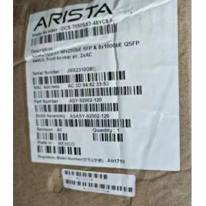 China Arista DCS-7050SX3-48YC8 All Optical Port 7050X3 Series 10/100G Data Center Switches supplier