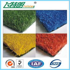 China PP Kindergarten Artificial Grass Roll False Lawn V Shape PE 8 - 10 Years Warranty wholesale